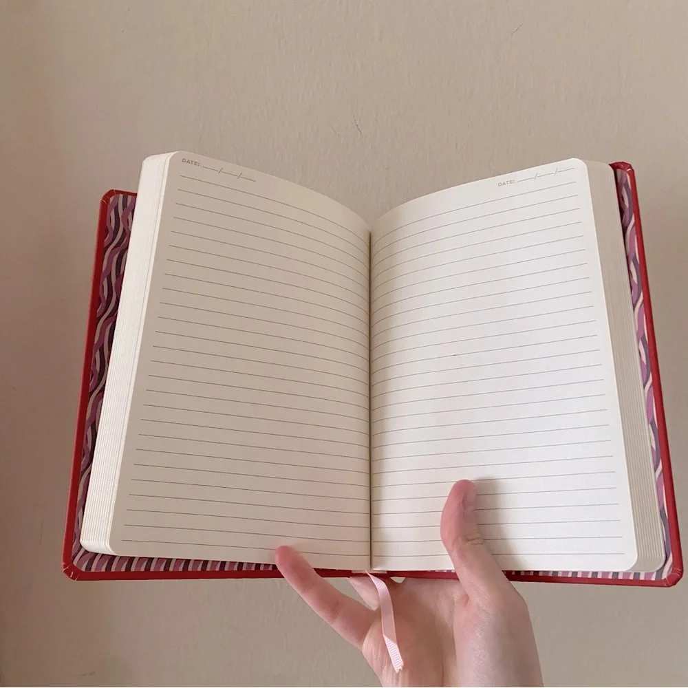Target x Tabitha Brown Red “My Business” Lined Journal Notebook w Closure Band